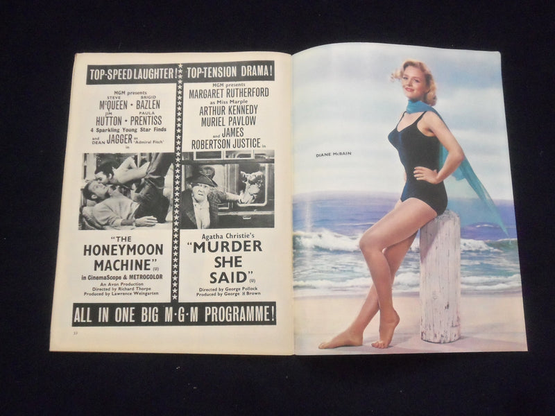 1961 OCTOBER FILM REVIEW MAGAZINE - LESLIE CARON - HORST BUCHHOLZ - J 9700