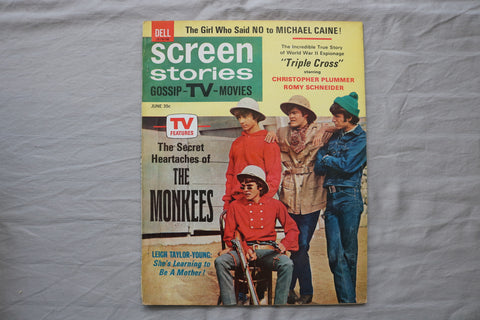 1967 JUNE SCREEN STORIES MAGAZINE - THE MONKEES COVER - E 19929