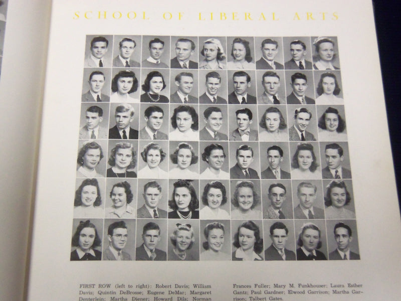 1941 RECENSIO MIAMI UNIVERSITY YEARBOOK - OXFORD OHIO - GREAT PHOTOS - YB 674
