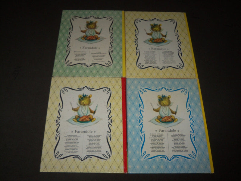 1956-1960 COLLECTION FARANDOLE - CASTERMAN FRENCH BOOK LOT OF 4 - KD 4770