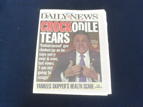 2021 MARCH 4 NEW YORK DAILY NEWS NEWSPAPER - GOV. CUOMO WILL NOT RESIGN