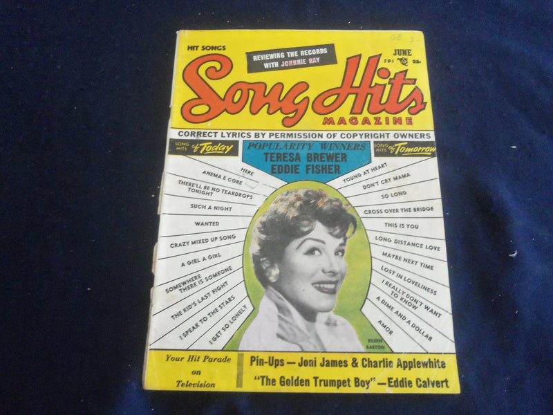 1954 JUNE SONG HITS MAGAZINE - EILEEN BARTON COVER - ST 5153Z