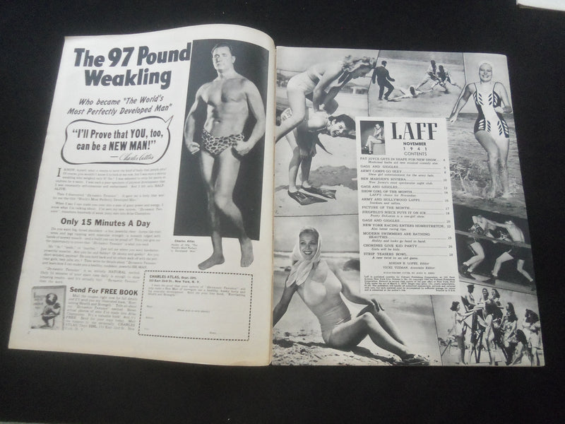 1941 NOVEMBER LAFF MAGAZINE - HELENA BRINTON COVER - J 7765