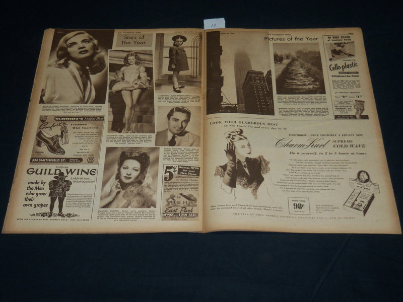 1945 DEC 30 THE PITTSBURGH PRESS SUNDAY ROTO SECTION - PICTURES OF YEAR- NP 4562