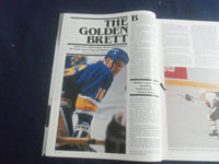 1991 APRIL NHL GOAL MAGAZINE - VOLUME XVIII - BRETT HULL - SP 6483O