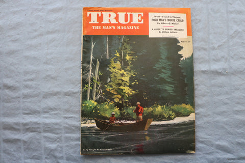 1949 AUGUST TRUE MAGAZINE - POOR MAN'S MONTE CARLO COVER - SP 4922A