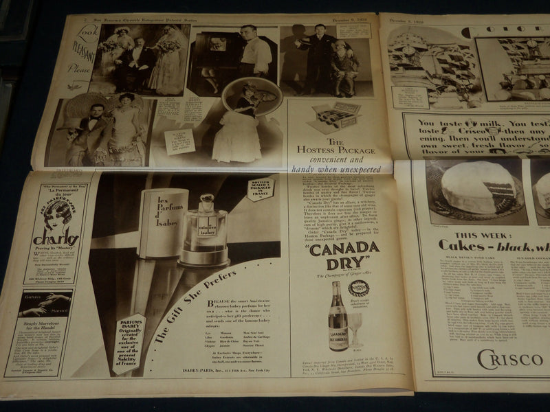1928 DECEMBER 9 SAN FRANCISCO CHRONICLE ROTO SECTION - EVELYN BRENT - NP 5102