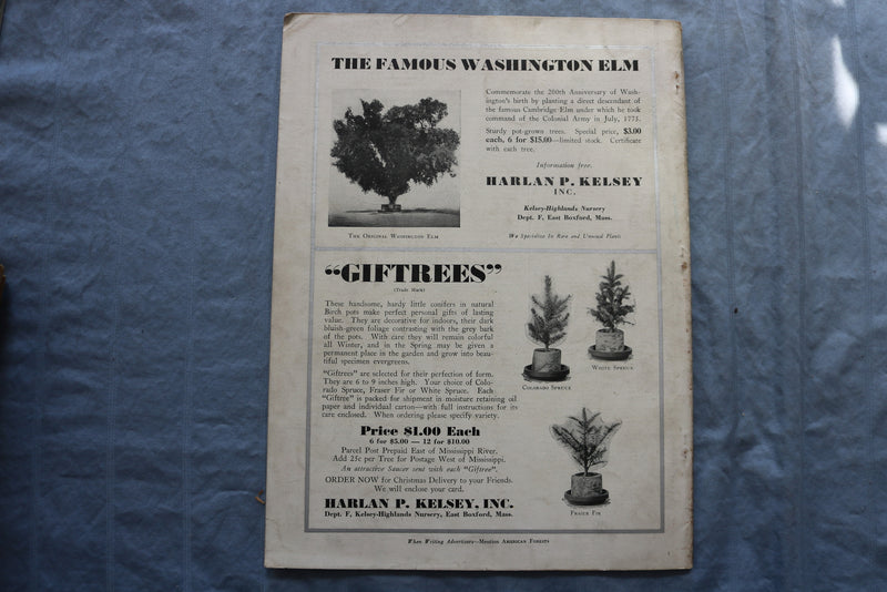 1932 DECEMBER AMERICAN FOREST MAGAZINE - SP 4923I