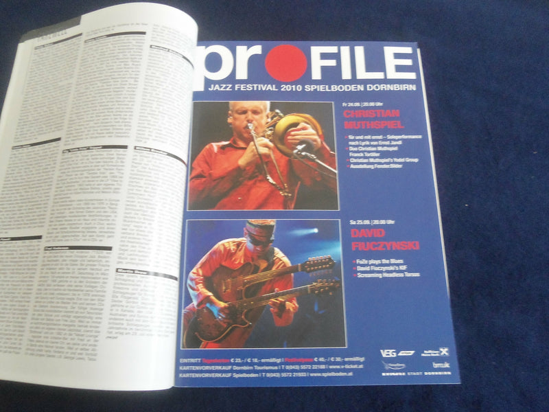 2010 SEPTEMBER/OCTOBER JAZZ 'N' MORE MAGAZINE - CHRISTIAN SCOTT - GERMAN- F 375D