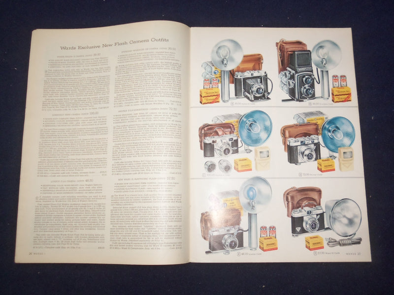 1956 MONTGOMERY WARD PHOTOGRAPHIC BOOK CATALOG - SOFTCOVER - J 9306