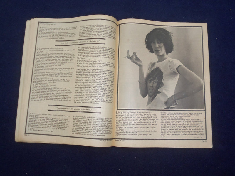 1976 MARCH 12 BUGLE AMERICAN MAGAZINE - WOMEN & MUSIC - J 9445