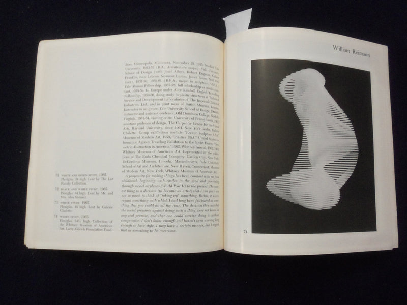 1965 YOUNG AMERICA 1965 - THIRTY AMERICAN ARTISTS UNDER THIRTY-FIVE - J 8459
