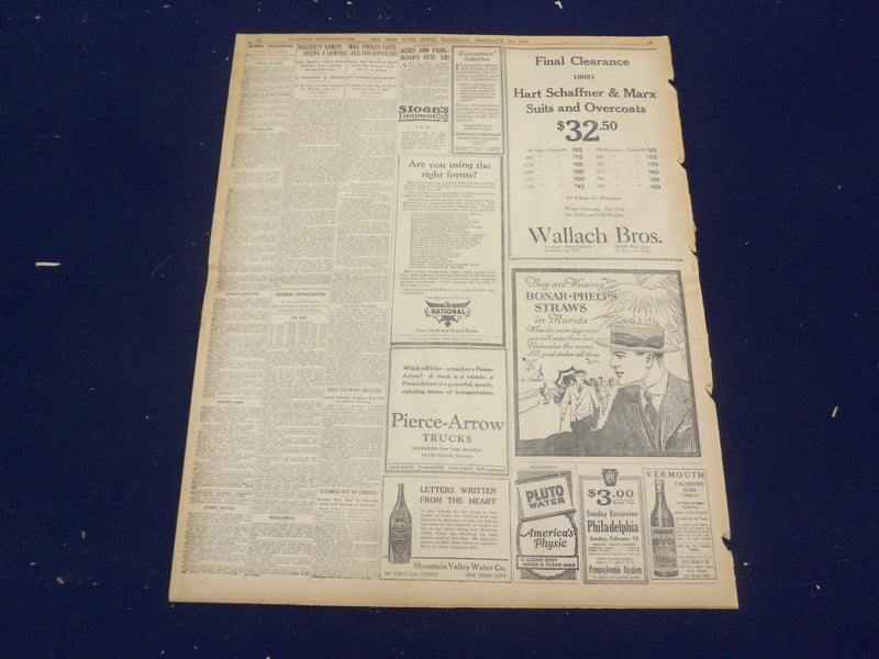 1922 FEBRUARY 16 NEW YORK TIMES - WORLD COURT OPENS IN HAGUE PALACE - NT 9014