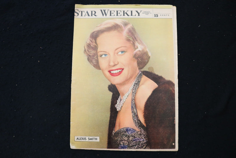 1952 DECEMBER 13 STAR WEEKLY MAGAZINE - ALEXIS SMITH COVER - E 26139
