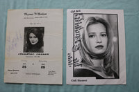 CELEBRITY AUTOGRAPHED PHOTOS - LOT OF 12 - K 2555
