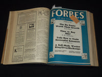 1927 JULY 1-DECEMBER 15 FORBES MAGAZINE BOUND VOLUME - NICE ADS - R 10B