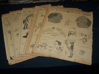 1908 BOSTON HERALD SUNDAY IN BLACK & WHITE SECTIONS LOT OF 7 - GOLDSMITH - UP 86