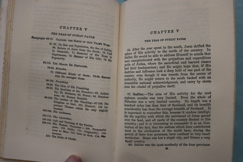 1949 THE LIFE OF JESUS CHRIS HARDCOVER BOOK BY JAMES STALKER, D.D. - KD 9643