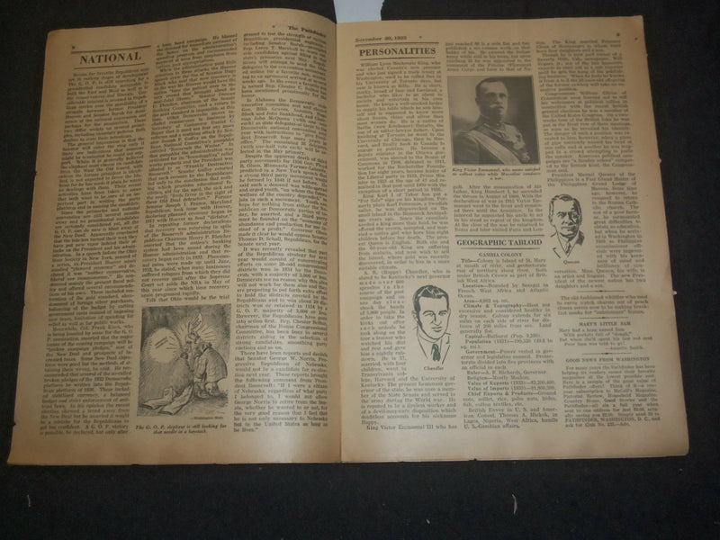 1935 PATHFINDER MAGAZINE - LOT OF 3 - J 6378