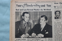 1943 JUNE 27 SUNDAY MIRROR MAGAZINE SECTION -JOHNNY LONGDEN - ROCKWELL - NP 9080