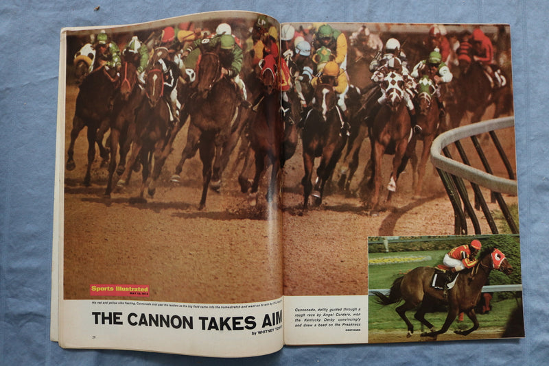 1974 MAY 13 SPORTS ILLUSTRATED MAGAZINE - CANNONADE-THE BIGGEST DERBY - ST 1003P