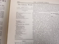 1891 THE LITERARY WORLD MAGAZINE LOT OF 6 ISSUES - NICE ARTICLES - O 2618