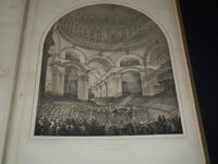 1852 OBSEQUIES OF DUKE OF WELLINGTON LONDON FOLIO W 7 ENGRAVED PLATES - Z 268