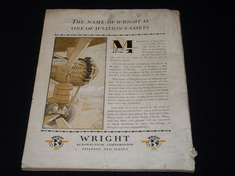 1929 AUGUST 17 AVIATION MAGAZINE - SPECIAL FEATURES FRONT COVER - E 4210