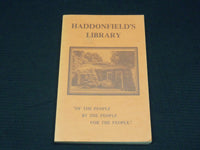 1978 HADDONFIELD'S LIBRARY SOFTCOVER BOOK BY BEATRICE STUCKERT - J 6887
