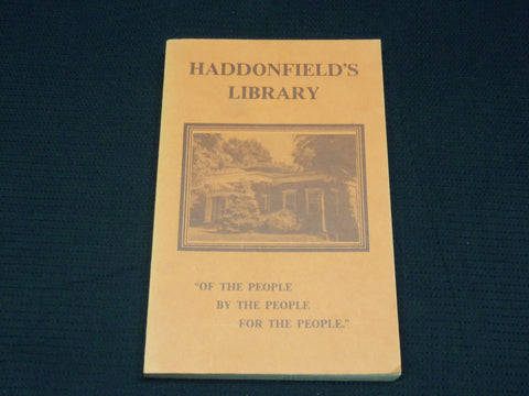 1978 HADDONFIELD'S LIBRARY SOFTCOVER BOOK BY BEATRICE STUCKERT - J 6887
