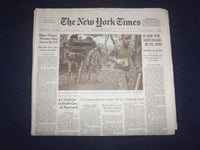 2023 JUNE 27 NEW YORK TIMES - AN ANGRY PUTIN ASSERTS RUSSIANS ARE STILL UNITED