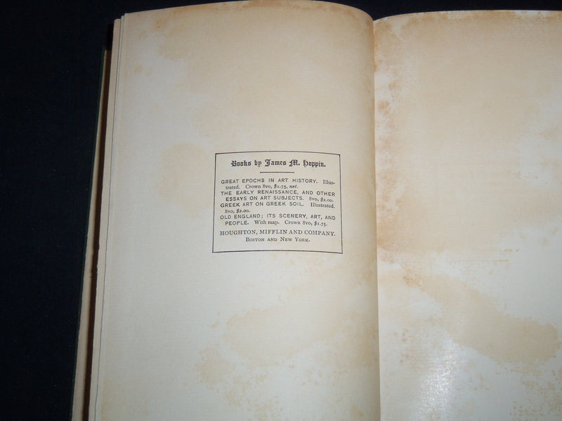 1903 GREAT EPOCHS IN ART HISTORY BOOK BY JAMES M. HOPPIN - KD 4815O