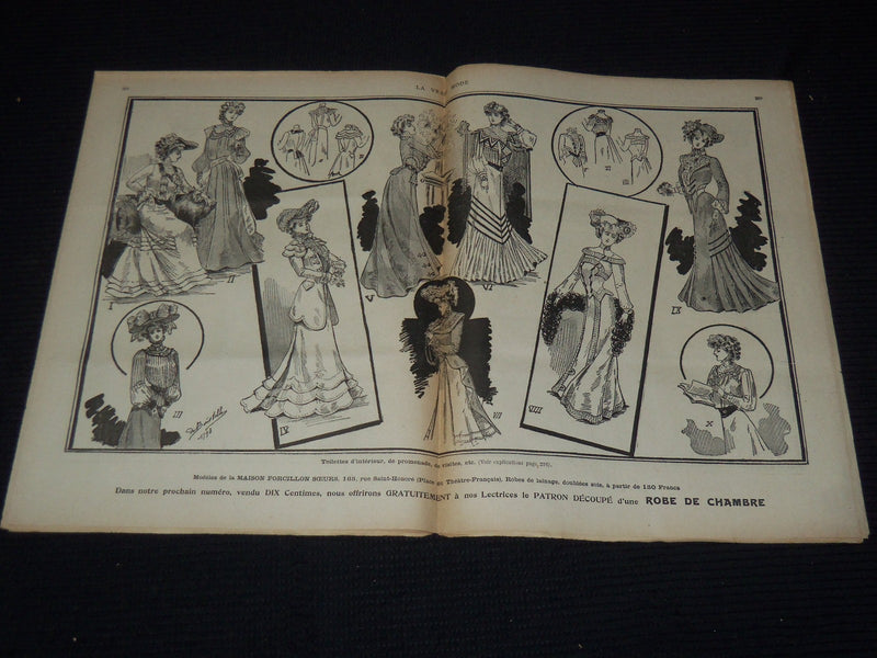 1902 LA VRAIE MODE FRENCH FASHION MAGAZINE LOT OF 41 ISSUES - O 3442H
