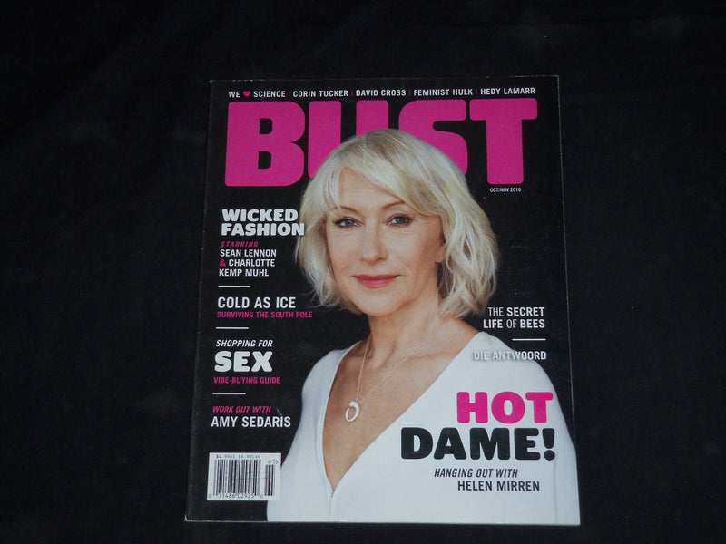 2010 OCTOBER/NOVEMBER BUST MAGAZINE - HELEN MIRREN COVER - B 415