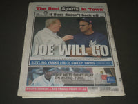2003 APRIL 22 NEW YORK POST NEWSPAPER - MONSTER IN CHAINS - NP 2560