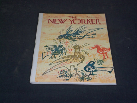 1964 MAY 2 THE NEW YORKER MAGAZINE - ILLUSTRATED COVER - NY 838