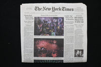 2025 JANUARY 1 NEW YORK TIMES - RINGING IN 2025, AROUND THE WORLD