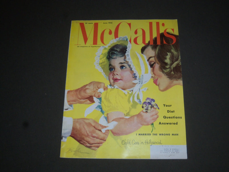 1958 JUNE MCCALL'S MAGAZINE - NICE COVER, STORIES & ADS - SP 6952