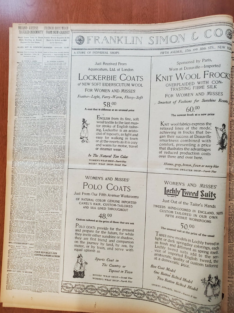1921 JANUARY 23 NEW YORK TIMES - MARTENS DEPORTED; EXPECTS TO RETURN - NT 8104