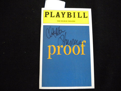 2002 PROOF PLAYBILL - 7 SIGNATURES - J 8265