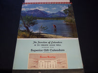 1952 SUPERIOR GIFT LINE HANGERS CALENDAR SALESMAN SAMPLE SHEETS BOOK - C 2