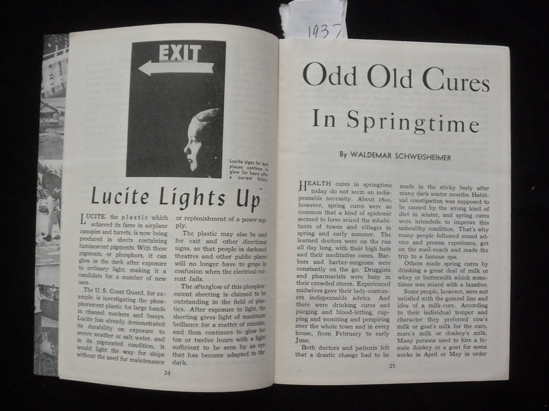 1946 JUNE SCIENCE PICTORIAL MAGAZINE - J 9953