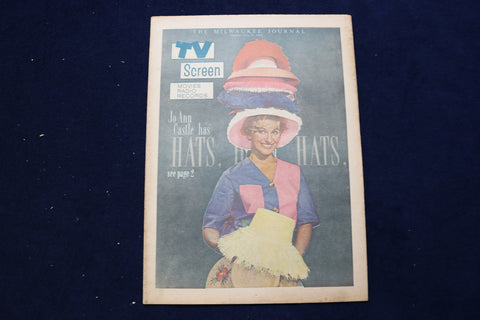 1962 JULY 29 TV SCREEN MAGAZINE - JOANN CASTLE COVER - E 23124