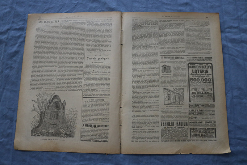 1906 MAY 13 LA CROIX ILLUSTREE MAGAZINE - ARRIVEE A NAPLES - FRENCH - NP 8651