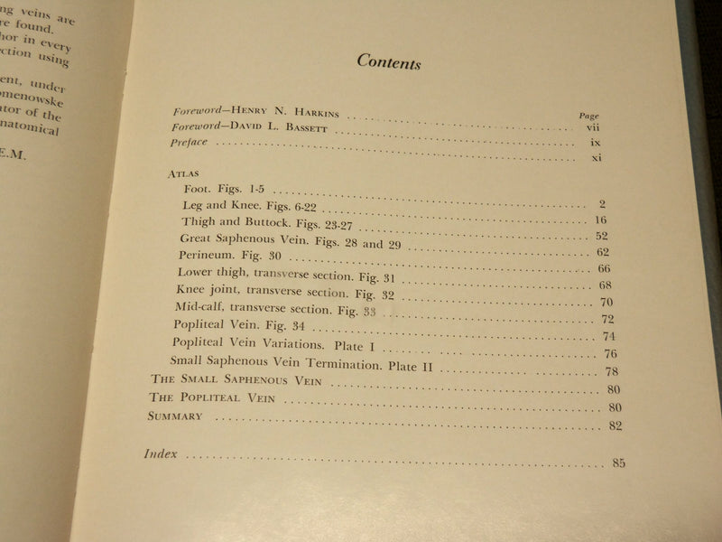 1965 THE ANATOMY OF VARICOSE VEINS BOOK BY ROBERT E. MULLARKY, M. D. - KD 6270