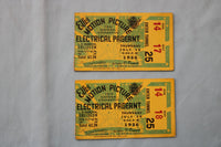 1936 JULY 16 ELKS MOTION PICTURE ELECTRICAL PAGEANT TICKET STUBS-LOT OF 2-K 2563