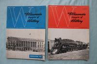 1951-1953 WISCONSIN MAGAZINE OF HISTORY - LOT OF 13 - O 3973