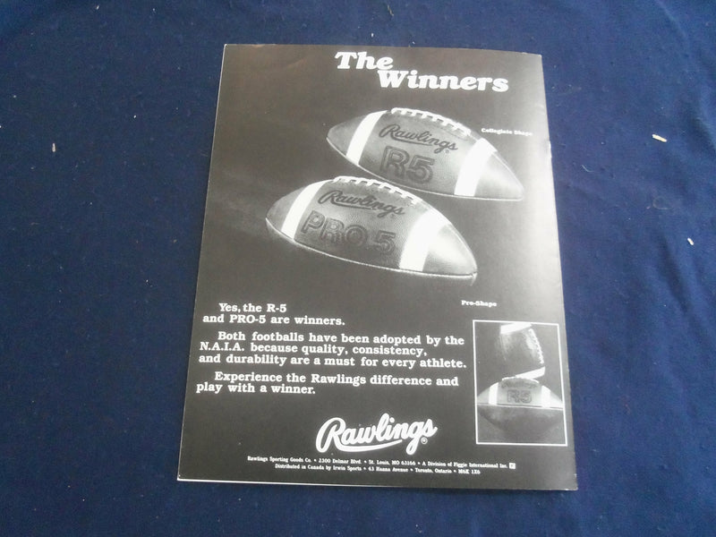 1984 DEC 8 NAIA DIVISION II CHAM. PROGRAM - NORTHWESTERN VS. LINFIELD - ST 6362G