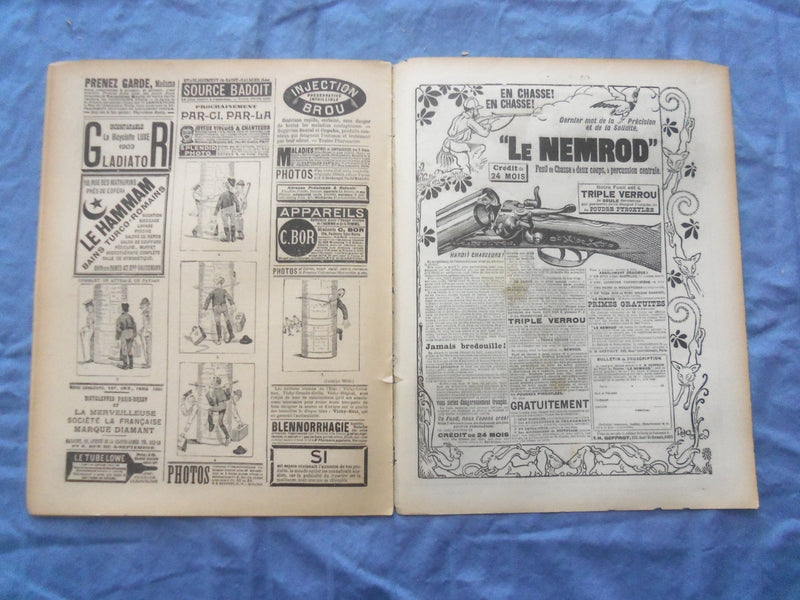 1903 NOV 14 LE SOURIRE MAGAZINE - ILLUSTRATED COMEDY - FRENCH TEXT - SP 4866A