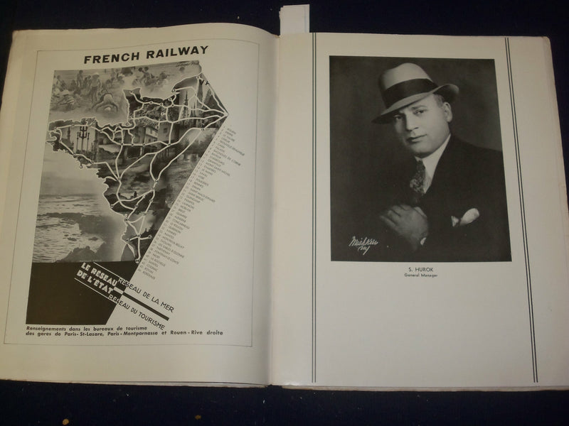 1935 COL. DE BASIL'S BALLET RUSSES DE MONTE CARLO PRGM-RIABOUCHINSKA SIG.-J 4837